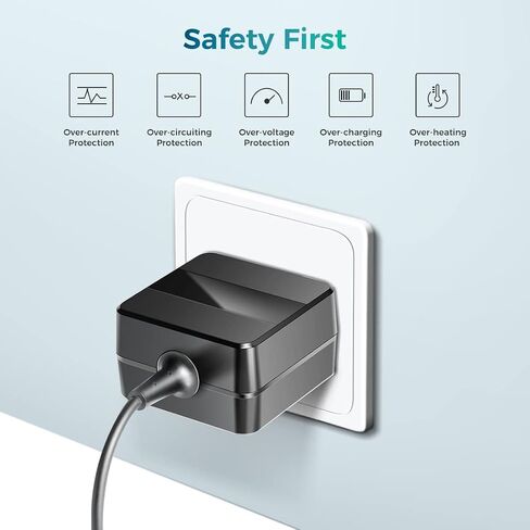 24.8V 800mA AC Adapter Compatible with Shark Rocket Pro DK33-248080H-U Pet Pro IZ162H IZ163H IZ362H IZ363H IX140H IX141 IZ140C IZ140 IZ142 UZ145 IZ141C IZ162HC XBCHGX140 Cordless Vacuum Charger in Saudi Arabia