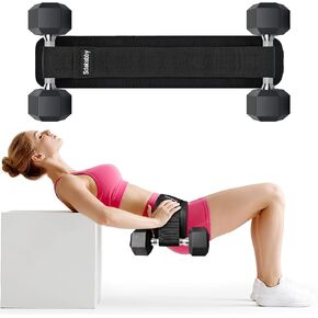 Glute Drive Hip Thrust Belt for Weightlifting - Portable Hip Thrust Machine Alternative with Anti-Slip Pad - Max 400LBS Loading for Squats, Lunges, Glute Bridges - Home & Gym Workout Equipment in Saudi Arabia