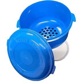 Kernel Catcher Popcorn Bowl-- Dentist Invented, Dishwasher Safe, Recycled Material (Blue) in Saudi Arabia