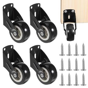 4PCS 2" Gate Wheels, Anti-Friction Gate Caster, Vertical Mount Door Bottom Support Wheels, Suitable for Garden, Gates, Fence, Table, Sofa, Furniture in Kuwait