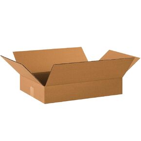 BOX USA 20 x 14 x 3 Corrugated Cardboard Boxes, Flat 20'L x 14'W x 3'H, Pack of 25 | Shipping, Packaging, Moving, Storage Box for Home or Business, Strong Wholesale Bulk Boxes in Kuwait