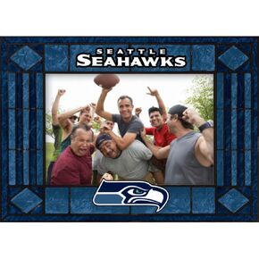 Seattle Seahawks Art Glass Horizontal Frame in Saudi Arabia