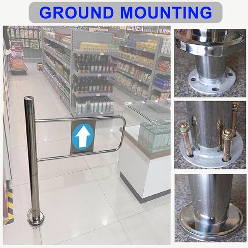 بوابة التأرجح التلقائي مع آلية أمان محملة بنابض ، وسهولة التثبيت لمناطق حركة المرور العالية بما في ذلك المتاجر والمكتبات ومحلات السوبر ماركت والمدارس (هـ) in Kuwait