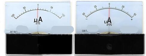 44C2 DC ΜA 50UA-500UA Panel Ammeter(100UA -0-100UA) in Saudi Arabia