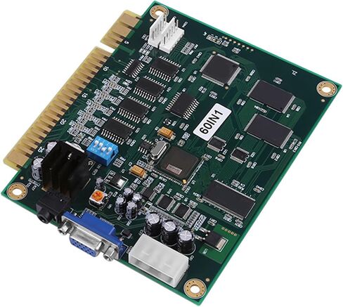 Kimiss 60 in 1 Multicade PCB Board لجهاز اللعبة CGA/VGA Output in Saudi Arabia