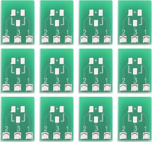 SING F LTD 50PCS Double-Sided SMD SOT23-3 SOT223 PCB Board Converter SOT23 to SIP3 2.54mm Adapter 10x7.6mm for Electronic Product in Saudi Arabia