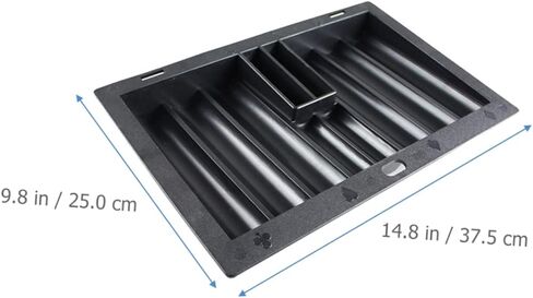 Milisten Table Poker Chip Tray Plastic Holder for Organizing Poker Chips for Games Tidy Storage for Poker Table Accessories in Kuwait