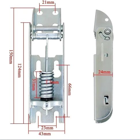 1pc Freezer Hinges Door Movable Spring Hinge Upper Flap Refrigerator Freezer lid Hinge Refrigeration Accessories(01A,2pcs) in Kuwait