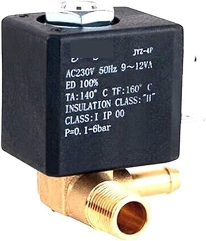 5Pcs JYZ-3 Normally Closed N/C AC 230V G1/8 Brass Iron Steam Water 2 Position 2 Way Electromagnetic Solenoid Valve in Saudi Arabia