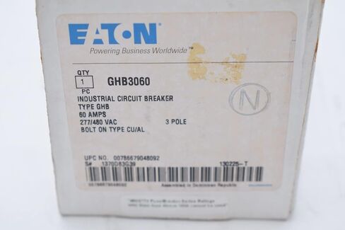 3P Standard Bolt On Circuit Breaker 60A 480VAC in Saudi Arabia
