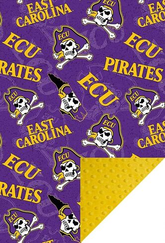 East Carolina ECU Pirates Licensed Minky Blanket Throw (36"" x 28"")" in Saudi Arabia