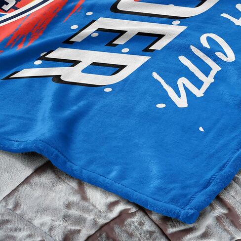 Northwest Oklahoma City Thunder 2025 NBA Champions Net Net Cain Touch Throw ، رسمية 50 "× 60" بطانية لكرة السلة الفائقة ، أو هدية مروحة تذكارية للأريكة ، أو السرير ، أو يوم اللعبة in Kuwait