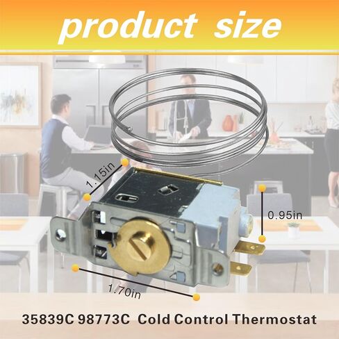 تم ترقيته 35839C البرد الترموستات بديل متوافق مع مبرد المياه Elkay/Halsey Taylor ، ويحل محل 98773C ترموستات in Kuwait
