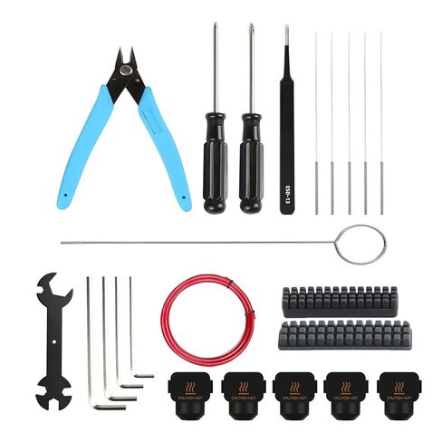 3D Printer Tool Kit for Bambu Lab A1/A1 Mini, Maintenance Common Tool Kit with Clog Poke, Silicone Sock, PTFE Tube, Allen Wrench, Screwdriver, 3D Printing Accessory for 3D Print Removing, Cleaning in Saudi Arabia
