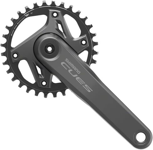 Shimano Counes FC-U6000-1 Crankset-175mm ، 9/10/11 سرعة ، 32T ، 96 BCD ، Hollowtech II ، Black in Saudi Arabia