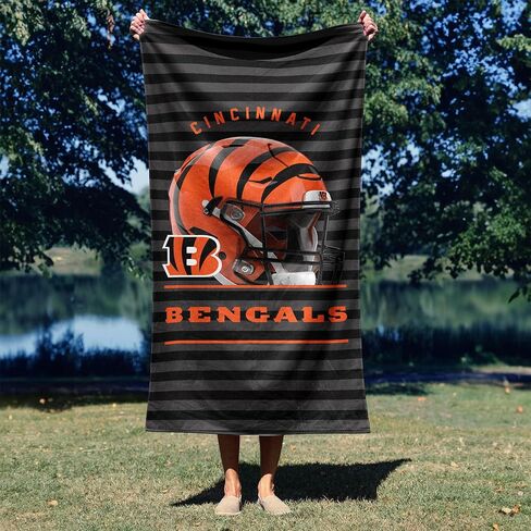 Northwest NFL Cincinnati Bengals 2-Pack Pistel Set ، 30 "× 60" لكل منهما ، ألوان الفريق القياسية in Saudi Arabia