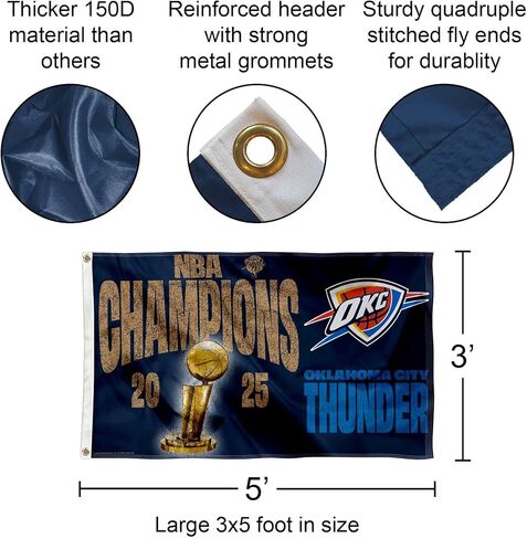 Wincraft Oklahoma City Thunder 2025 بطل العلم in Saudi Arabia