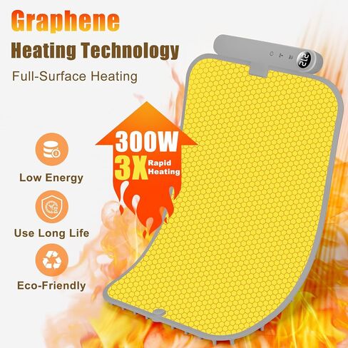Food Warming Mat for Food, Electric Warming Tray with 7 Adjustable Temp, Foldable Food Warmer 10s Full Surface Fast Heating Pad, Child Lock, Timer Function for Buffet, Party and Home Daily Use in Saudi Arabia
