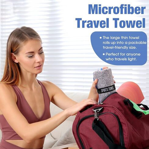 Peryiter 8 Pack Microfiber Gener Gym Gym Facels ، ألياف ماصة خالية من الرائحة ، تجفيف سريعًا مناشفًا للرجال والنساء الساخن لليوغا الرياضة الرياضية العتلية (لون الغابات) in Saudi Arabia
