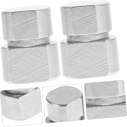 AmoSfun 2pcs مفصلات التناوب الصغيرة التخميد 1-2KGF-CM من الفولاذ المقاوم للصدأ الثقيل لمرآة الماكياج 360 درجة مفصلية قابلة للطي للأثاث المضغوط in Kuwait