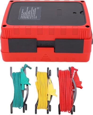 Digital Earth Tester Ground Meter Ohm Meter for Earth Resistivity Double Insulation Safety Portable Carrying Case Outdoor Use in Saudi Arabia