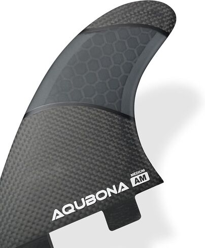AQUBONA Surfboard Fins Single Dual Tab FinG3/G5/G6/G7 Half Carbon+Honeycomb Surfboard fin Tri Fin Thruster Set in Kuwait