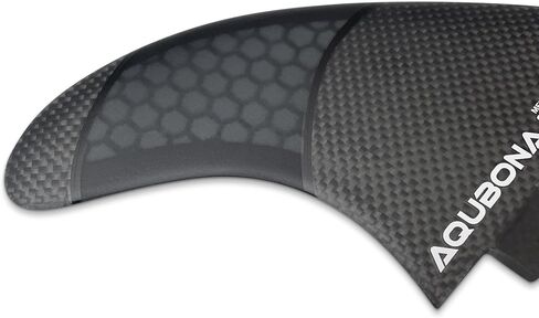 AQUBONA Surfboard Fins Single Dual Tab FinG3/G5/G6/G7 Half Carbon+Honeycomb Surfboard fin Tri Fin Thruster Set in Kuwait