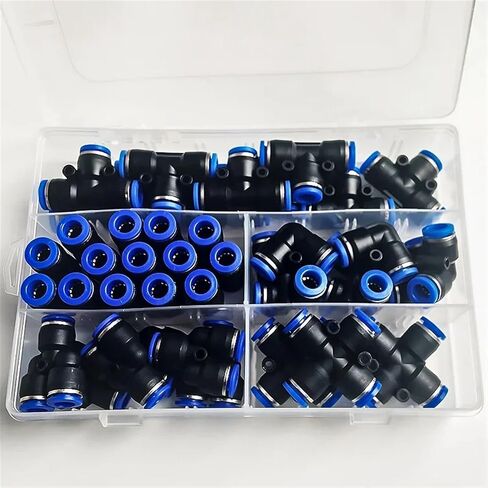 41 PCs Boxed PU-8/PE-8/PZA-8/PY-8/PV-8/PG-8/PK-8 Pneumatic Connectors Kit 8mm 6mm Outer Diameter of the Hose Pipe Tube Air in Saudi Arabia