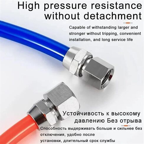 Pneumatic Quick Connector KPCF 1/8" 1/4" 3/8" 1/2" BSPT Female Air Hose 4 6 8 10 12mm Pneumatic Components 10pcs(Color:KPCF 6-03) in Saudi Arabia