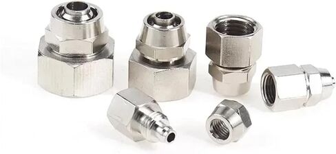 Pneumatic Quick Connector KPCF 1/8" 1/4" 3/8" 1/2" BSPT Female Air Hose 4 6 8 10 12mm Pneumatic Components 10pcs(Color:KPCF 6-03) in Saudi Arabia