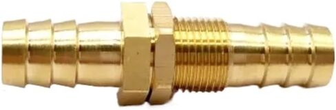 1pcs أنبوب 6 8 10 12 14 16 مم خرطوم بارب الحاجز النحاس النحاس النحاس الشائك محول موصل موصل التوصيل لمياه غاز الوقود (الحجم: 14 ملم) in Kuwait