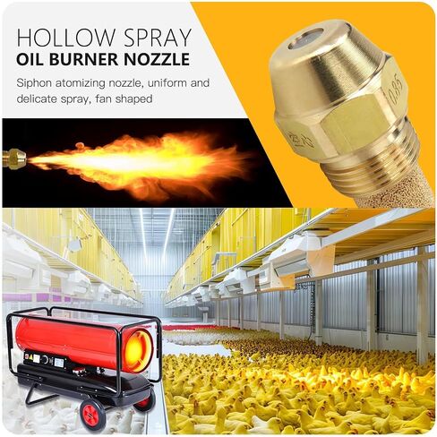 Upgraded 85 80* A Hollow Oil Burner Nozzle Replacement for Delavan 8580A .85-80A 00085-80A1 in Saudi Arabia