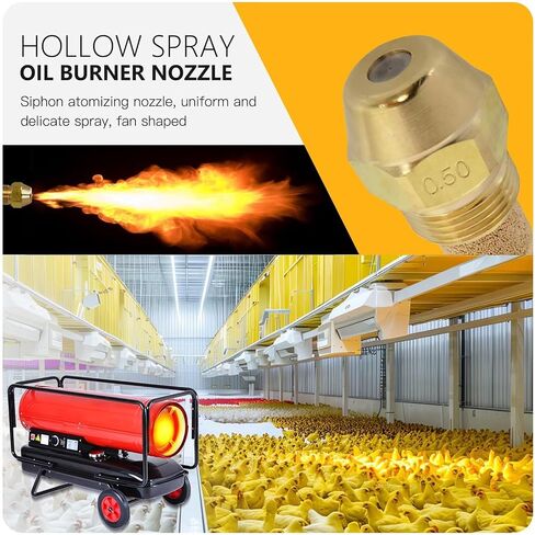 Upgraded 50-70A Oil Burner Nozzle Hollow Spray Replacement for Delavan in Saudi Arabia