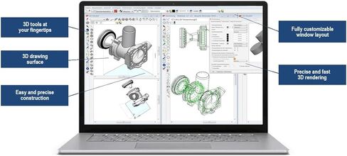 BeckerCAD 15 - 3D software for home design, architecture, engineering and more, compatible with AutoCAD, Lifetime License for Win 11, 10, 8.1, 7 in Kuwait