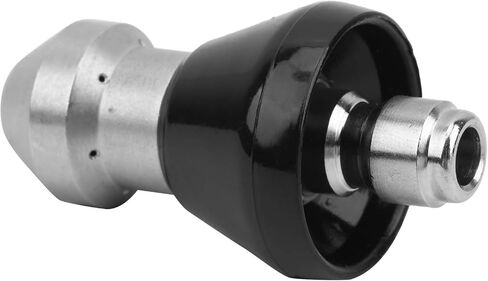 أداة تنظيف الصرف الصحي فوهة عالية الضغط ، 5000psi 1/4in downcpout الفوهة ذات الضغط العالي لتجريف أنبوب الخرطوم لتنظيف الأنابيب العامة وإزالة الانسداد (الرأس الأوسط) in Saudi Arabia
