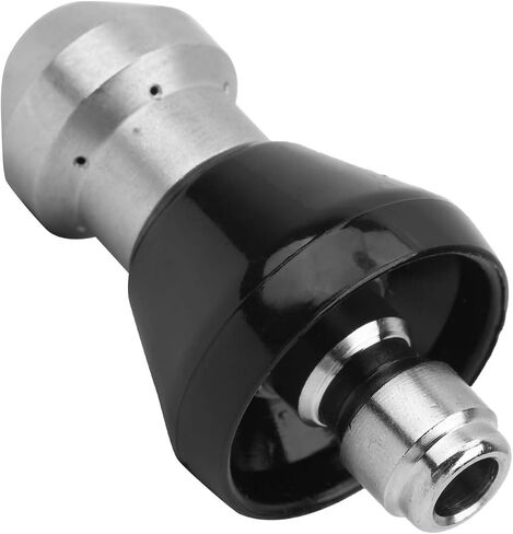 أداة تنظيف الصرف الصحي فوهة عالية الضغط ، 5000psi 1/4in downcpout الفوهة ذات الضغط العالي لتجريف أنبوب الخرطوم لتنظيف الأنابيب العامة وإزالة الانسداد (الرأس الأوسط) in Saudi Arabia