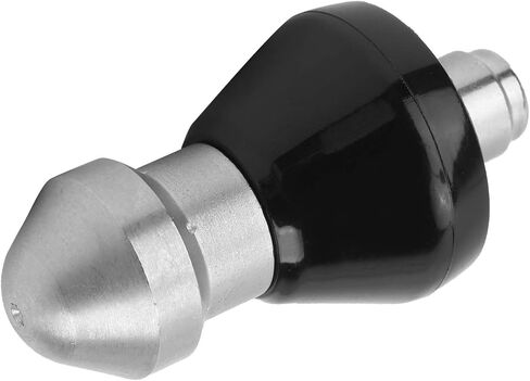أداة تنظيف الصرف الصحي فوهة عالية الضغط ، 5000psi 1/4in downcpout الفوهة ذات الضغط العالي لتجريف أنبوب الخرطوم لتنظيف الأنابيب العامة وإزالة الانسداد (الرأس الأوسط) in Saudi Arabia
