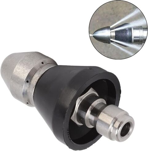 Sewer Pipe Cleaning Nozzle Stainless Steel High Pressure Jetter Nozzle for Drain Unclogging and Sewer Maintenance and Efficient Cleaning Tool for Home and Industrial Use in Saudi Arabia