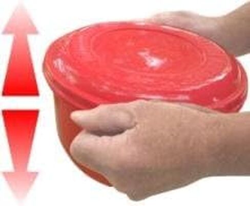 Kernel Catcher Popcorn Bowl- تم اختراع طبيب الأسنان ، مادة غسالة الصحون آمنة ، معاد تدويرها (الأزرق) in Saudi Arabia