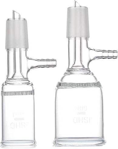 1PCS Suction Filter Funnel with Hole Filter Plate 35ml/60ml/100ml/150ml/250ml/500ml/1000ml 24# Science Lab Tools(60ml) in Kuwait