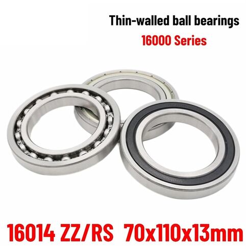 1PCS 16014 ZZ RS 70X110X13MM جدار رفيع العميق الأخدود تحمل 16000 سلسلة محركات ميكانيكية عالية السرعة (16014) in Kuwait