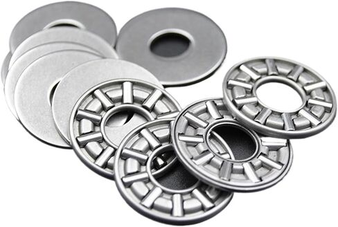 100 ملاءات AXK0821 +2AS محامل الإبرة طائرة 0821 8x21x4mmm 100pcs أسطوانة الدفع المحورية مع الغسالات in Saudi Arabia