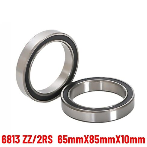 1PCS 6813 ZZ/2RS 65 × 85 × 10 مم محامل كروية عميقة للأخدود العميقة ABEC-1 P0 للآلات الحركية (6813ZZ) in Kuwait