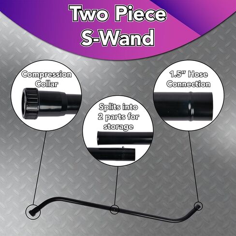 CEN-TEC Systems 60528 فراغ تجاري ، 2 قطع الألومنيوم S-Wand in Saudi Arabia