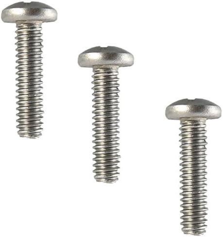 1/4-20 x 3-1/2" Pan Head Machine Screws, Full Thread, Phillips Drive, Stainless Steel 18-8, Bright Finish, Machine Thread, Quantity 10 Pieces by Fastenere in Saudi Arabia