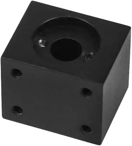 Linear Motion Ball Screw Precision Part Nut Housing Bracket 8mm T8 Screw Nut Conversion Seat T8 Trapezoidal Nuts Lead Screw Housing Mounting Bracket(Black T8 nut seat) in Saudi Arabia