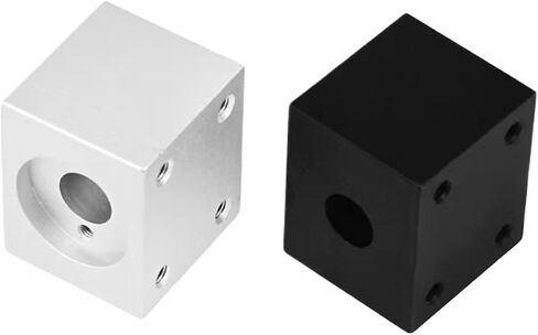 Linear Motion Ball Screw Precision Part Nut Housing Bracket 8mm T8 Screw Nut Conversion Seat T8 Trapezoidal Nuts Lead Screw Housing Mounting Bracket(Black T8 nut seat) in Saudi Arabia
