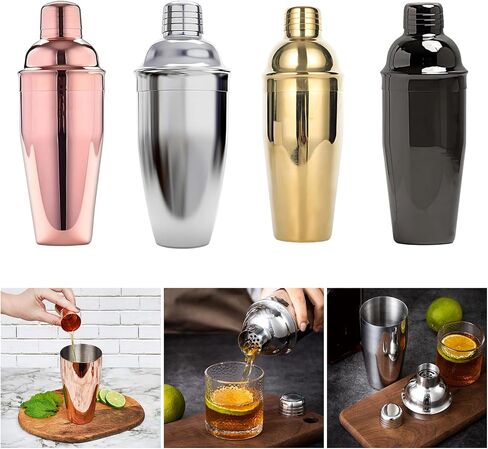 Multipurpose Stainless Steel Drink Mixer for Cocktails Juices Beverage Shaker Commercial Grade Bartending Equipment Stainless Steel Cocktail Shaker in Saudi Arabia