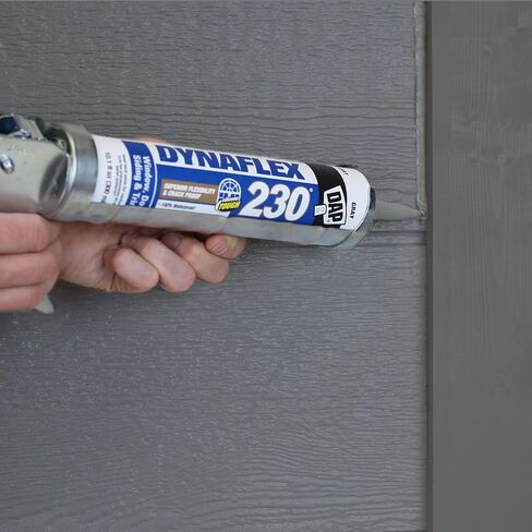 DAP Dynaflex 230 Premium Elastomeric Sealant, Gray, 10.1 Oz, 12 Pack (7079818286) in Saudi Arabia