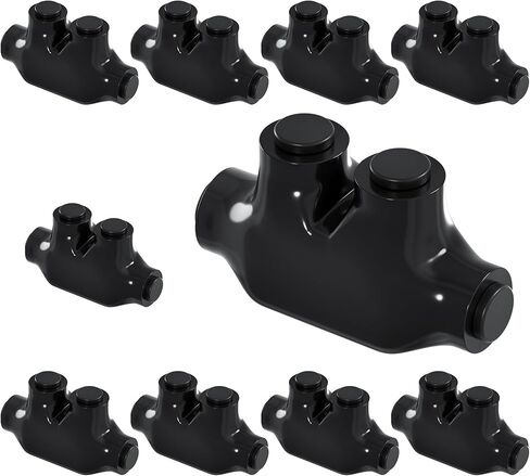 Insulated Multi-Tap Connector, QMS-S2-2, 5 Pack, UL Certified, 6061-T6 Aluminum Body, for Copper & Aluminum Conductors, -10°C to 90°C, 2500Vac Withstand in Saudi Arabia